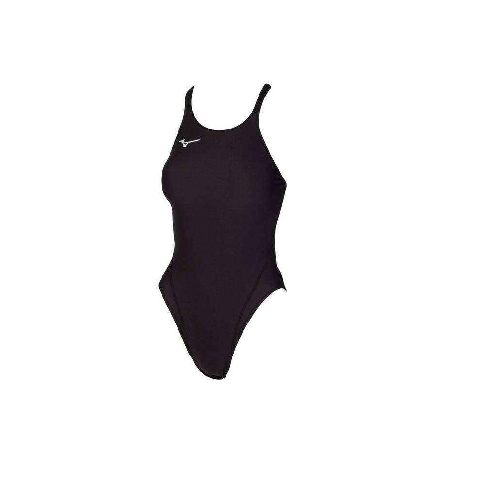 Mizuno Women's EXER Thick Strap Swimsuit Black (570031-RMQ)